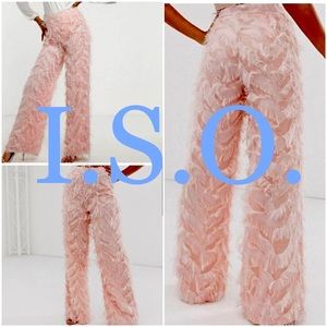 *ISO* - Missguided Feather Look Pants Pink 2 4 6